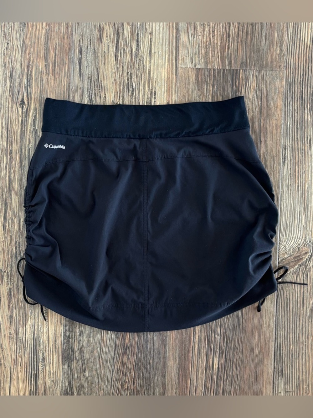 Columbia Sportswear Omni-Shield Casual Active Skort Womens S Black Ruched Sides - Picture 3 of 15